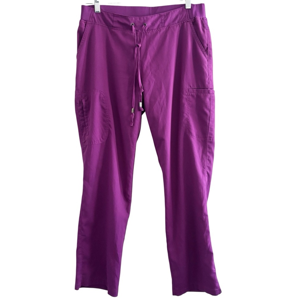 Grey's Anatomy by Barco Womens Pinkish Purple Scrub Pants Work Wear Medium